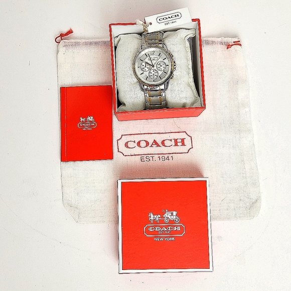 Coach Accessories Coach Silver And Gold Adjustable Watch Poshmark